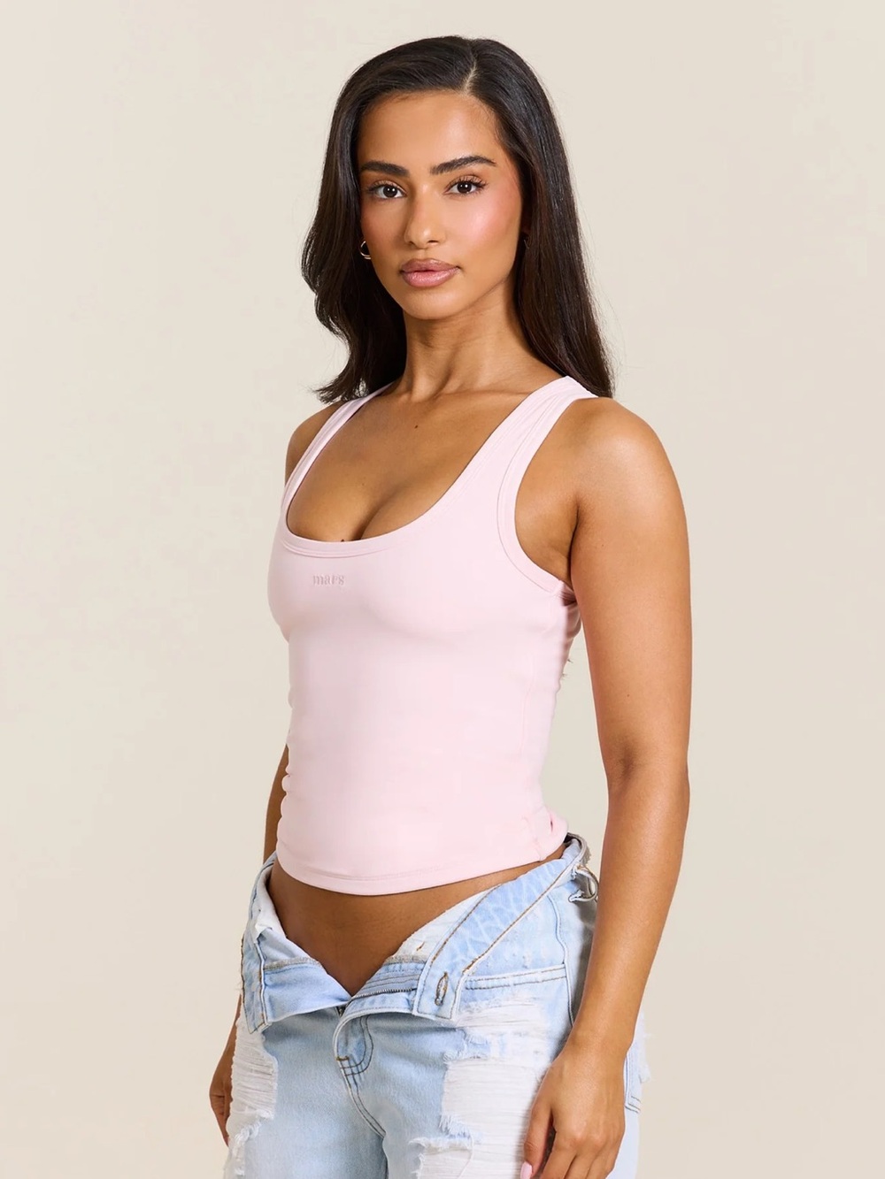 Mars the label Tank Top - Light Pink